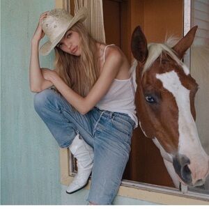 Free People X Lack Of Color Desert Rose Hat